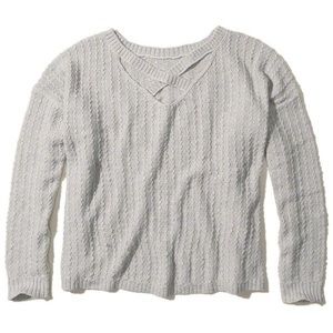Hollister Reversible Cross Sweater